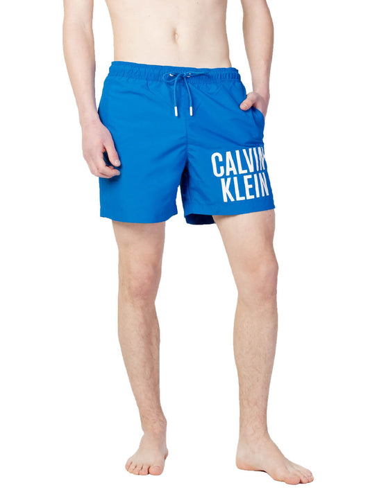 Calvin Klein Costume Uomo Medium Drawstring Km0km00794 Bluette