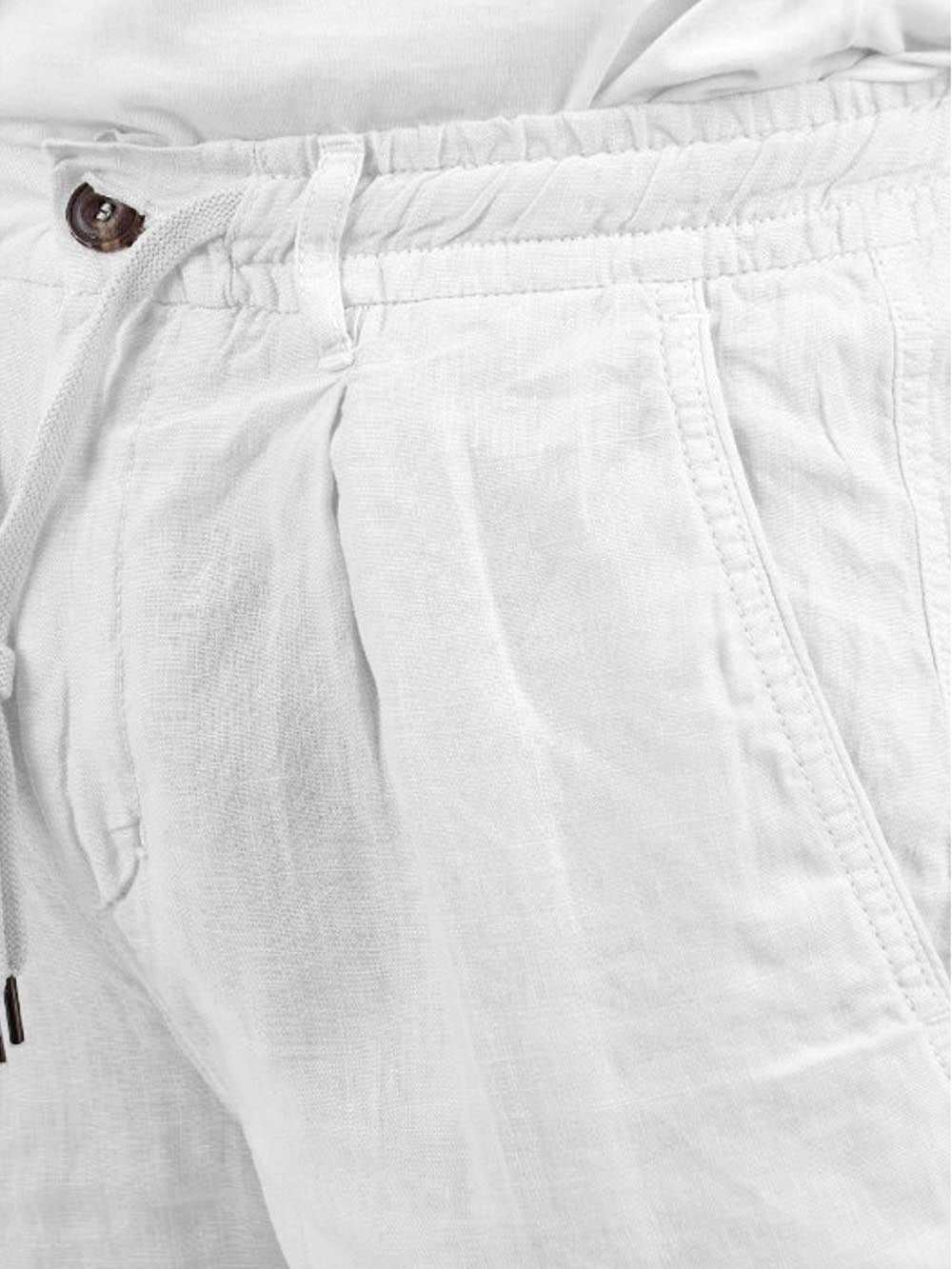 40Weft Pantalone Uomo Bianco