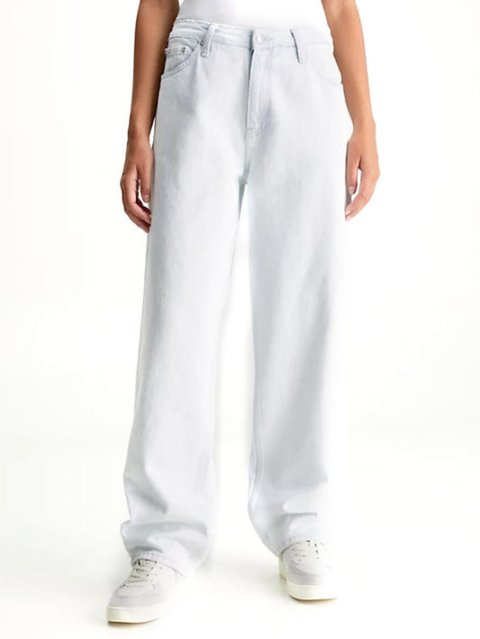 Calvin Klein Pantalone Donna Bianco