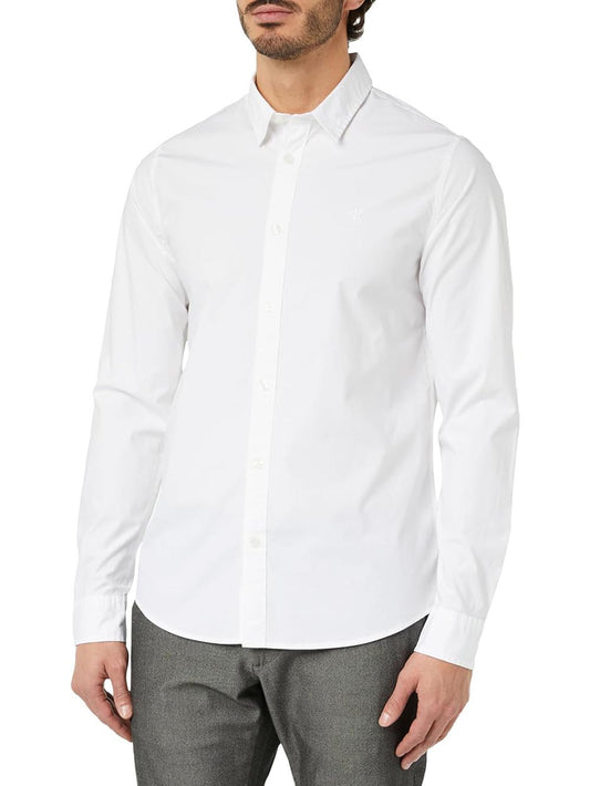 Calvin Klein Camicia Uomo J30j324614 Bianco