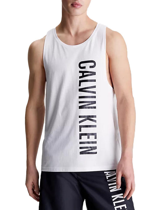 Calvin Klein Canotta Uomo Km0km00997 Bianco