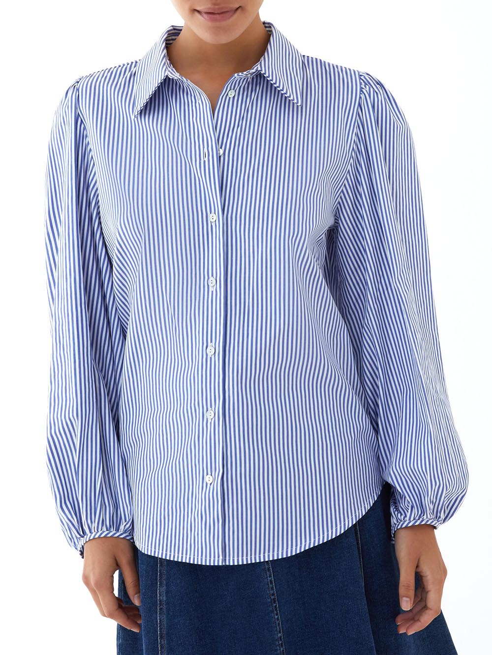 iBlues Camicia Donna Pirata Blu/bianco