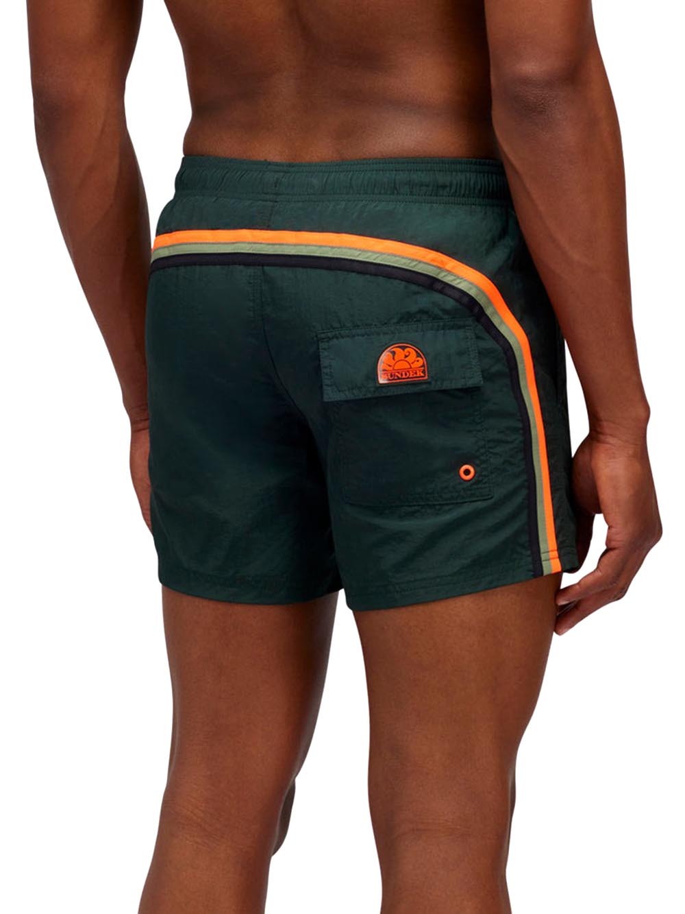 Sundek Costume Uomo Boardshort M504bdn5100 Verde scuro