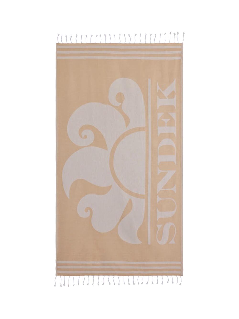 Sundek Telo Mare Unisex Key Fouta Towel Am401atc1000 Beige