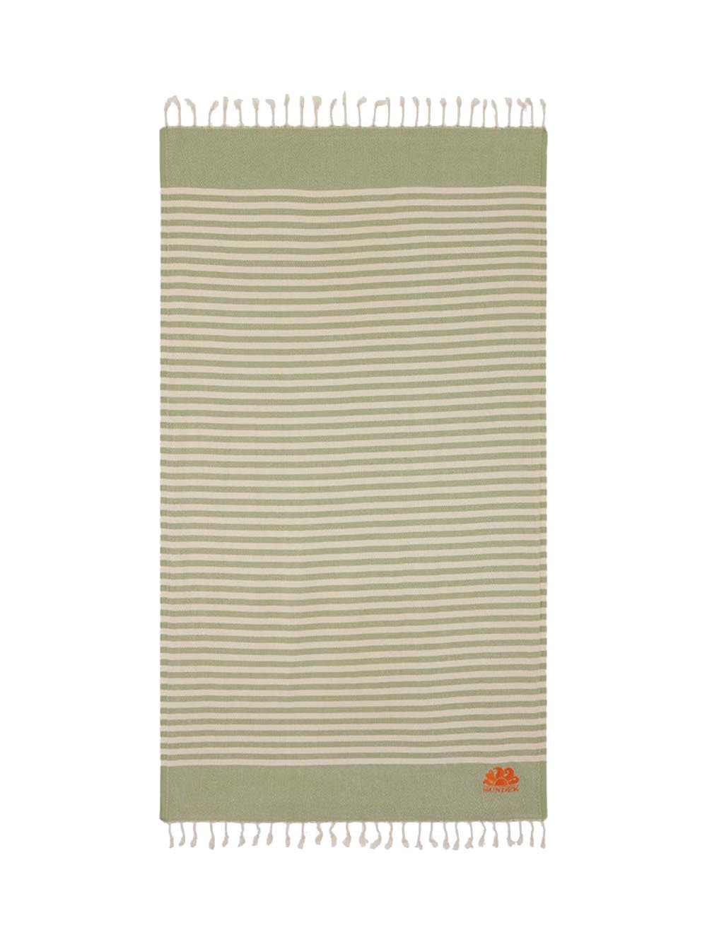 Sundek Telo Mare Unisex Parana Towel Am324atc1000 Verde/sabbia