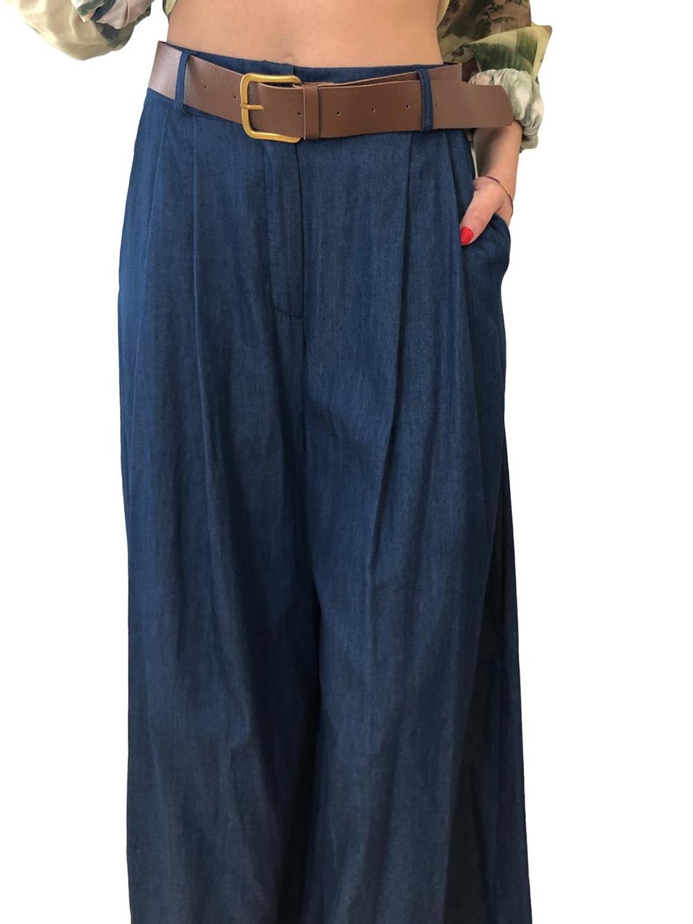 Susy Mix Pantalone Donna 23169gs Blu