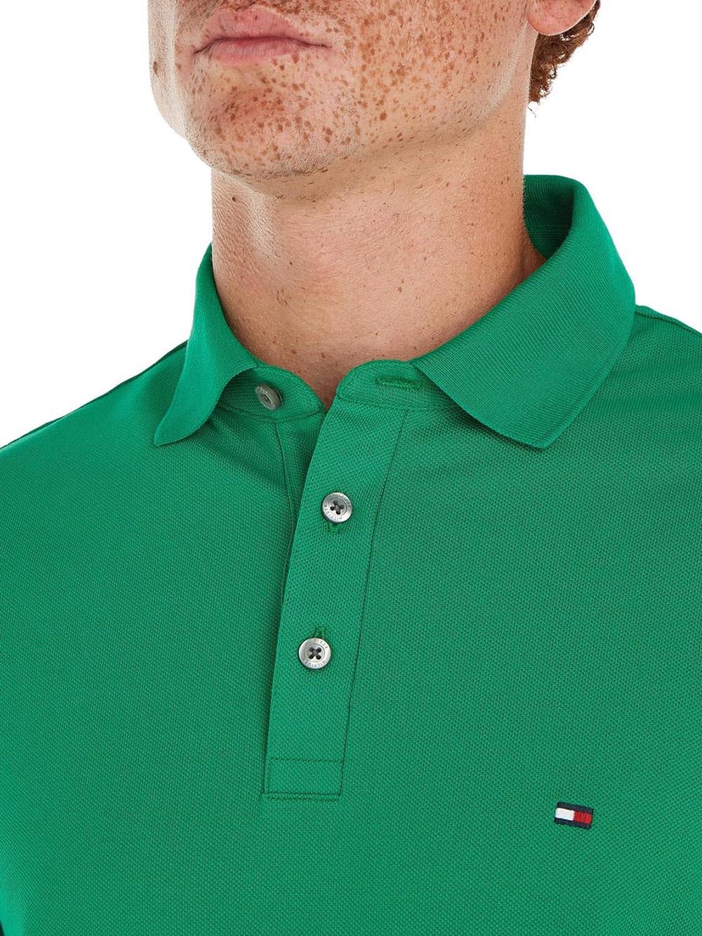 Tommy Hilfiger Polo Uomo Mw0mw17771 Verde