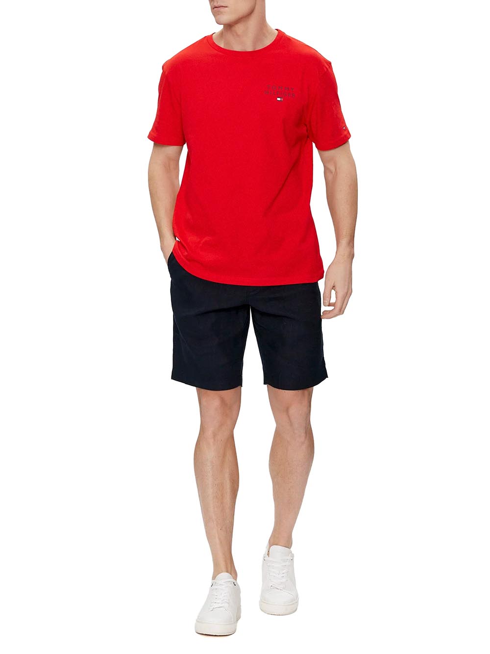 Tommy Hilfiger Bermuda Uomo Mw0mw34498 Blu