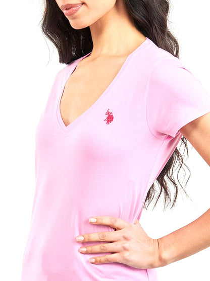 U.S. Polo Assn. T-shirt Donna Bell 67334 51520 Rosa