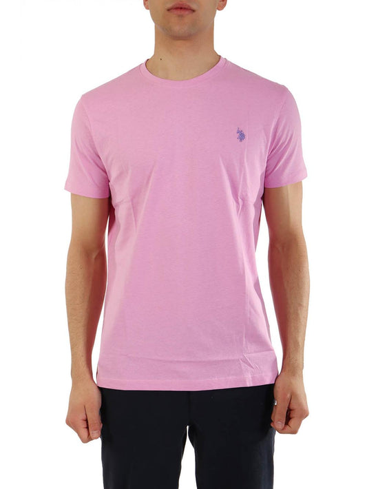 U.S. Polo Assn. T-shirt Uomo Mick 67359 49351 Rosa