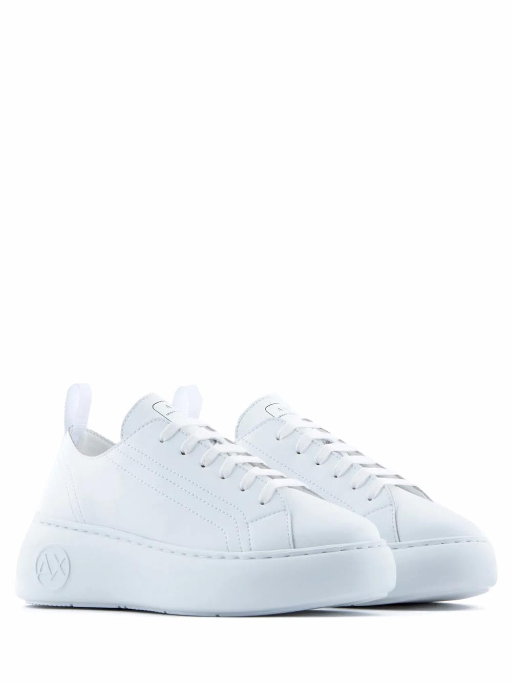 Armani Exchange Sneakers Donna Xdx043 Xcc64 Bianco