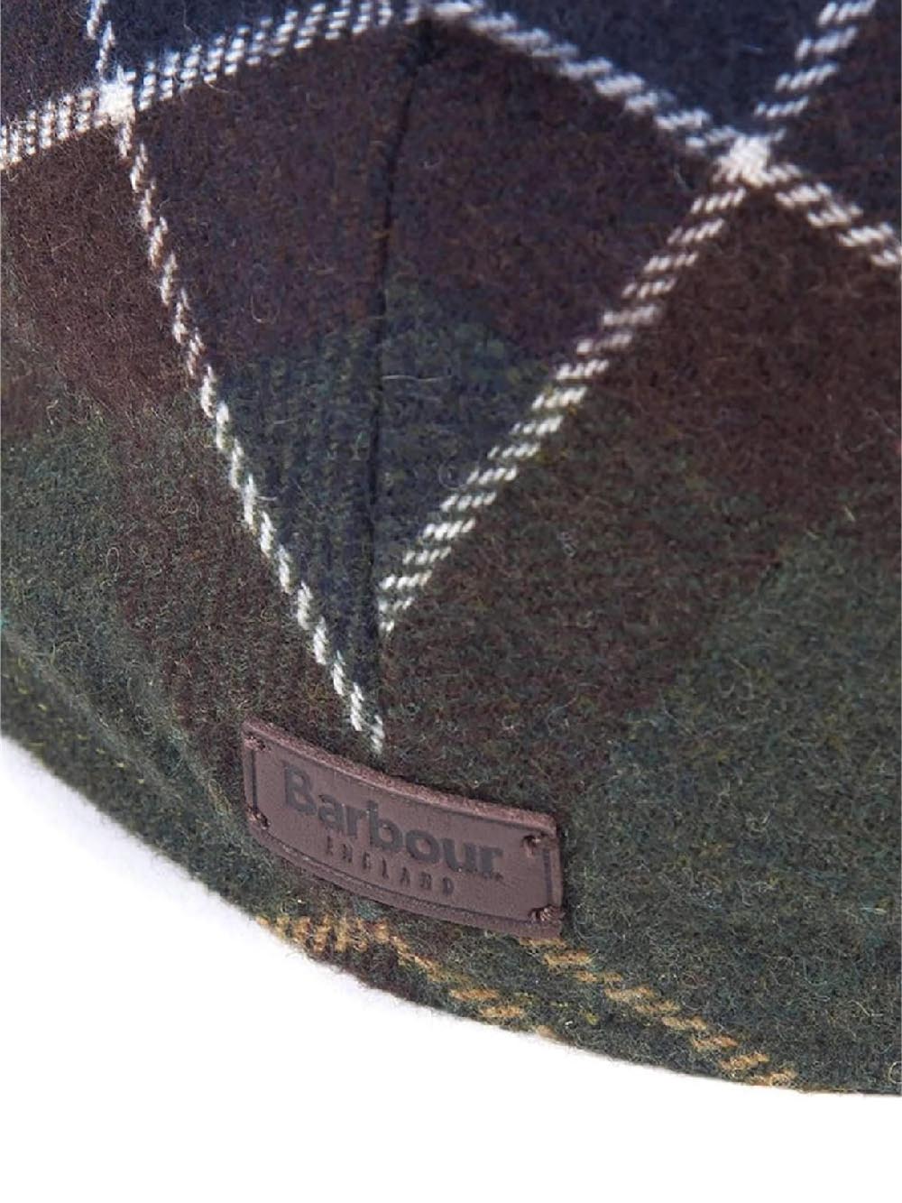 Barbour Cappello Uomo Mha0558 Gallingale Tartan Flat Cap Verde