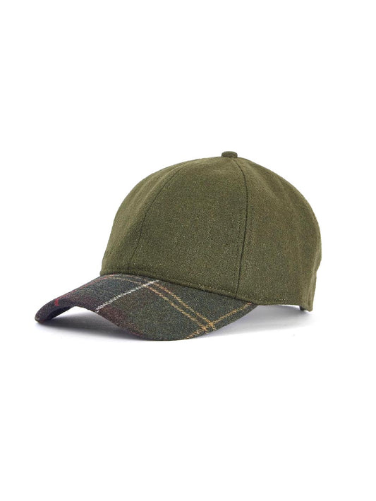 Barbour Cappello Uomo Mha0815 Roker Sports Cap Verde