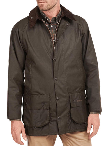 Barbour Giubbino Uomo Mwx0002 Classic Beaufort Wax Jacket Verde oliva