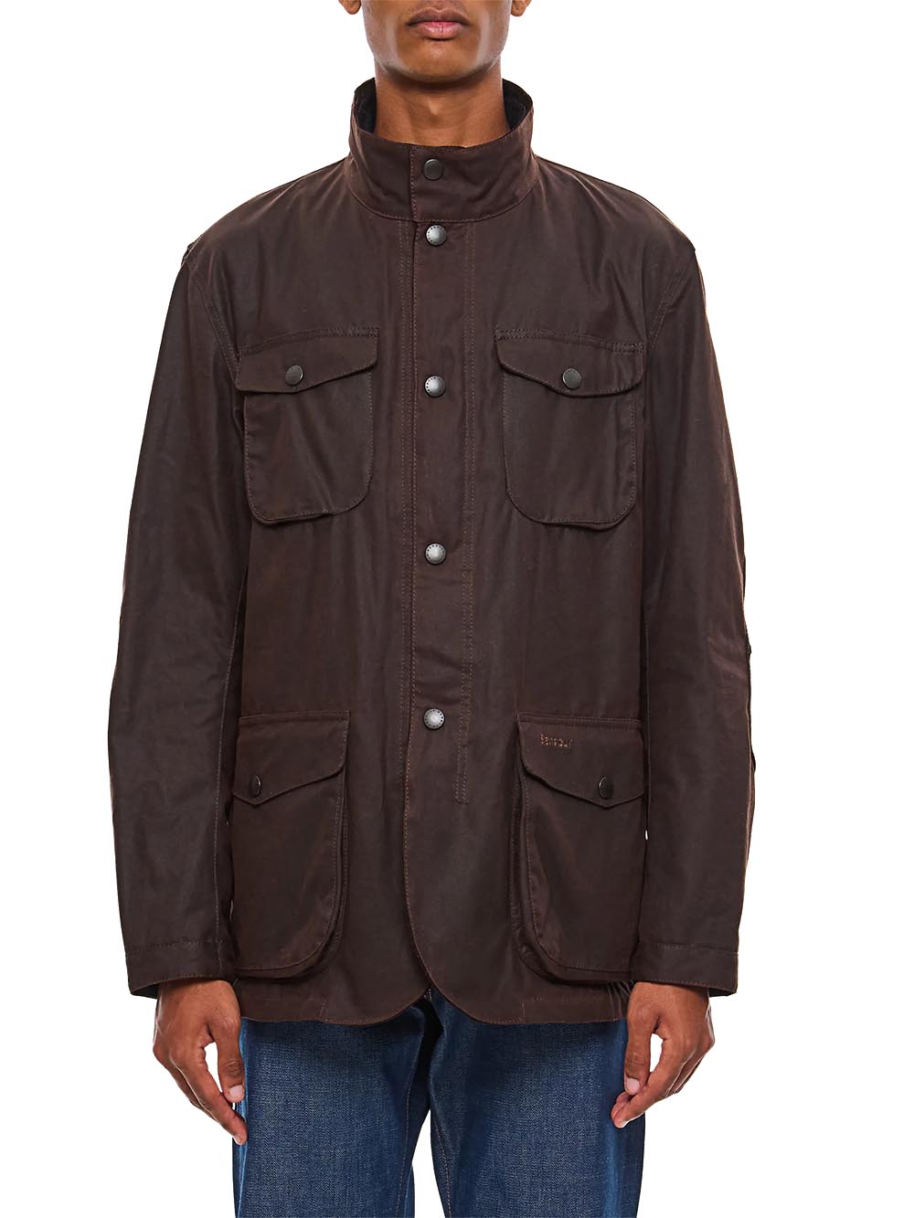 Barbour Giubbino Uomo Mwx0700 Ogston Wax Jacket Marrone