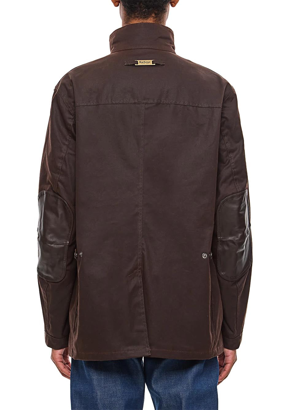 Barbour Giubbino Uomo Mwx0700 Ogston Wax Jacket Marrone