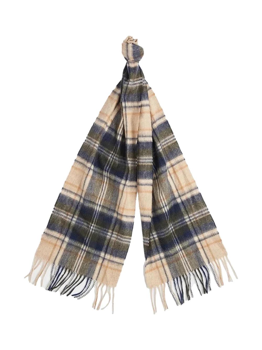 Barbour Sciarpa Uomo Usc0137 New Check Tartan Scarf Beige