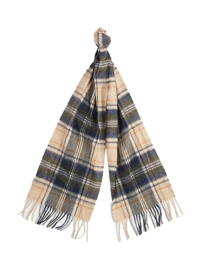 Barbour Sciarpa Uomo Usc0137 New Check Tartan Scarf Beige