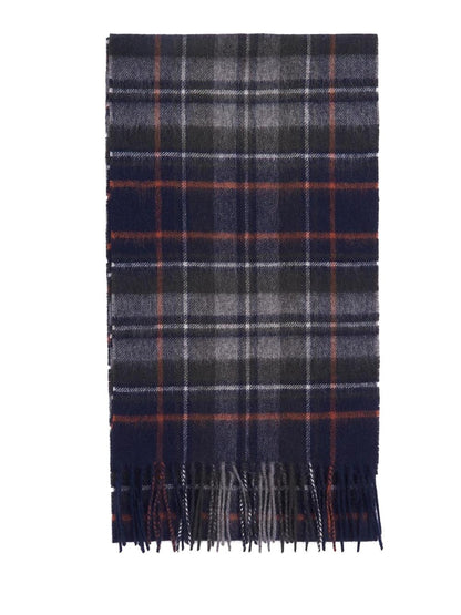 Barbour Sciarpa Uomo Usc0137 New Check Tartan Scarf Blu