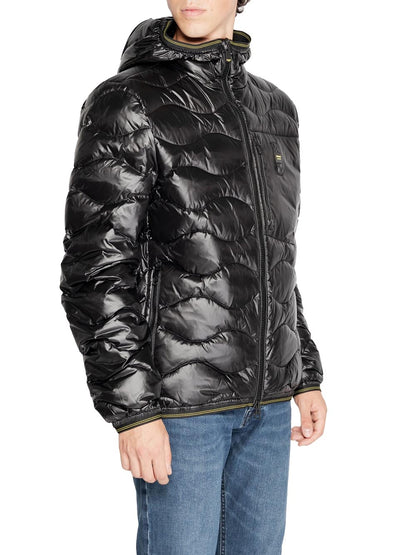 Blauer Giubbino Uomo 24wbluc03030 006355 Wave Nero