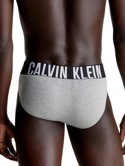 Calvin Klein Slip Uomo 000nb3607a Nero/grigio/verde