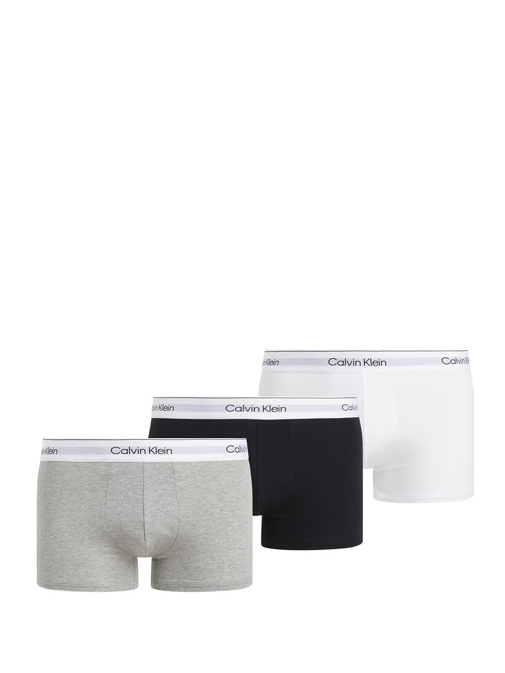 Calvin Klein Boxer Uomo 000nb3963a Bianco/Nero/Grigio