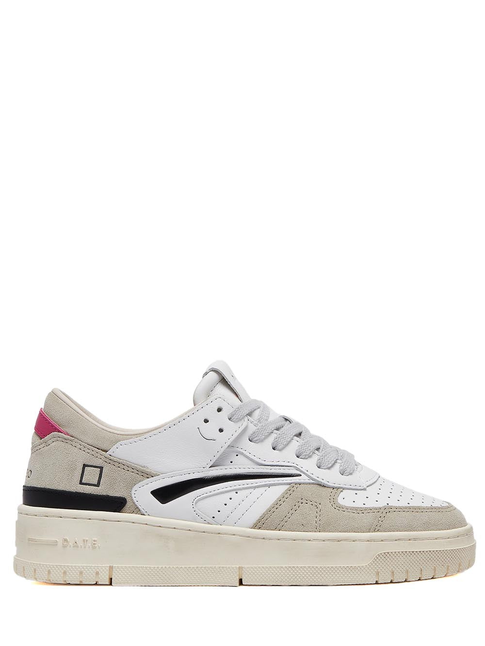 D.A.T.E. Sneakers Donna Torneo Natural Bianco