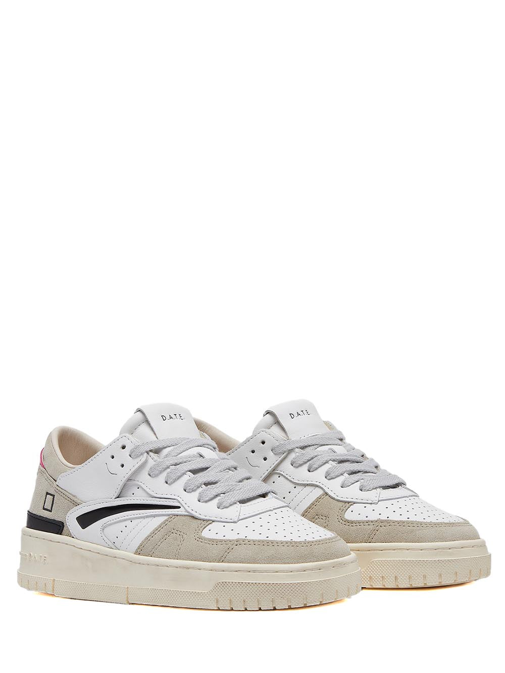 D.A.T.E. Sneakers Donna Torneo Natural Bianco