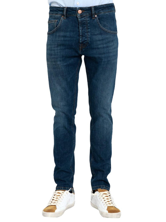 DON THE FULLER Jeans Uomo Yaren Dtfhv14 M2f4004 Scuro