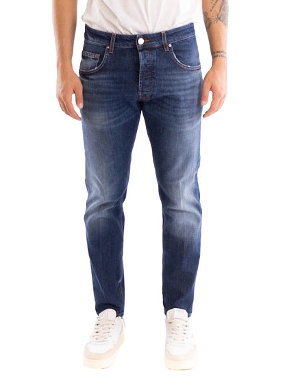 DON THE FULLER Jeans Uomo Yaren Dtfut M2f4011a Scuro