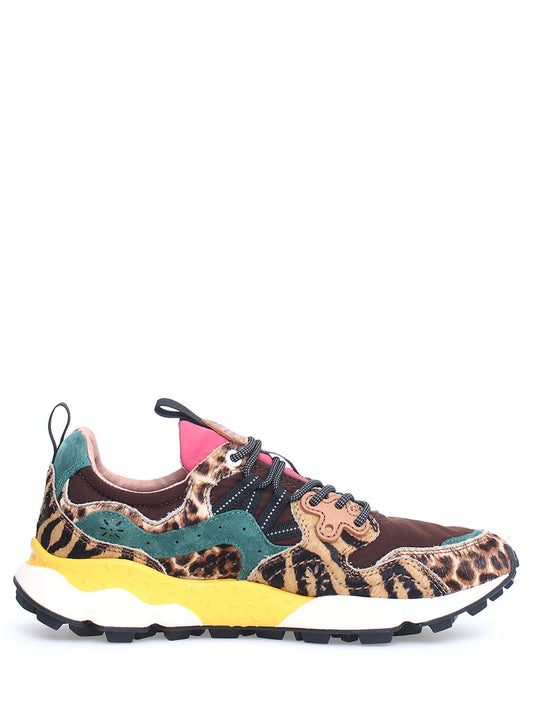 Flower Mountain Sneaker Unisex Yamano 3 Uni 2017818.04 Animalier marrone