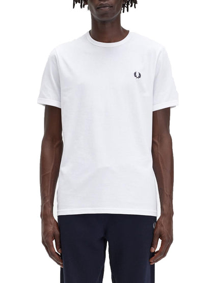 Fred Perry T-shirt Uomo M3519 Bianco