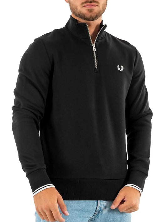 Fred Perry Felpa Uomo M3574 Nero