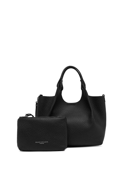 Gianni chiarini Borsa a Spalla Donna Dua Bs 9719 Rngdbl Nero-castoro