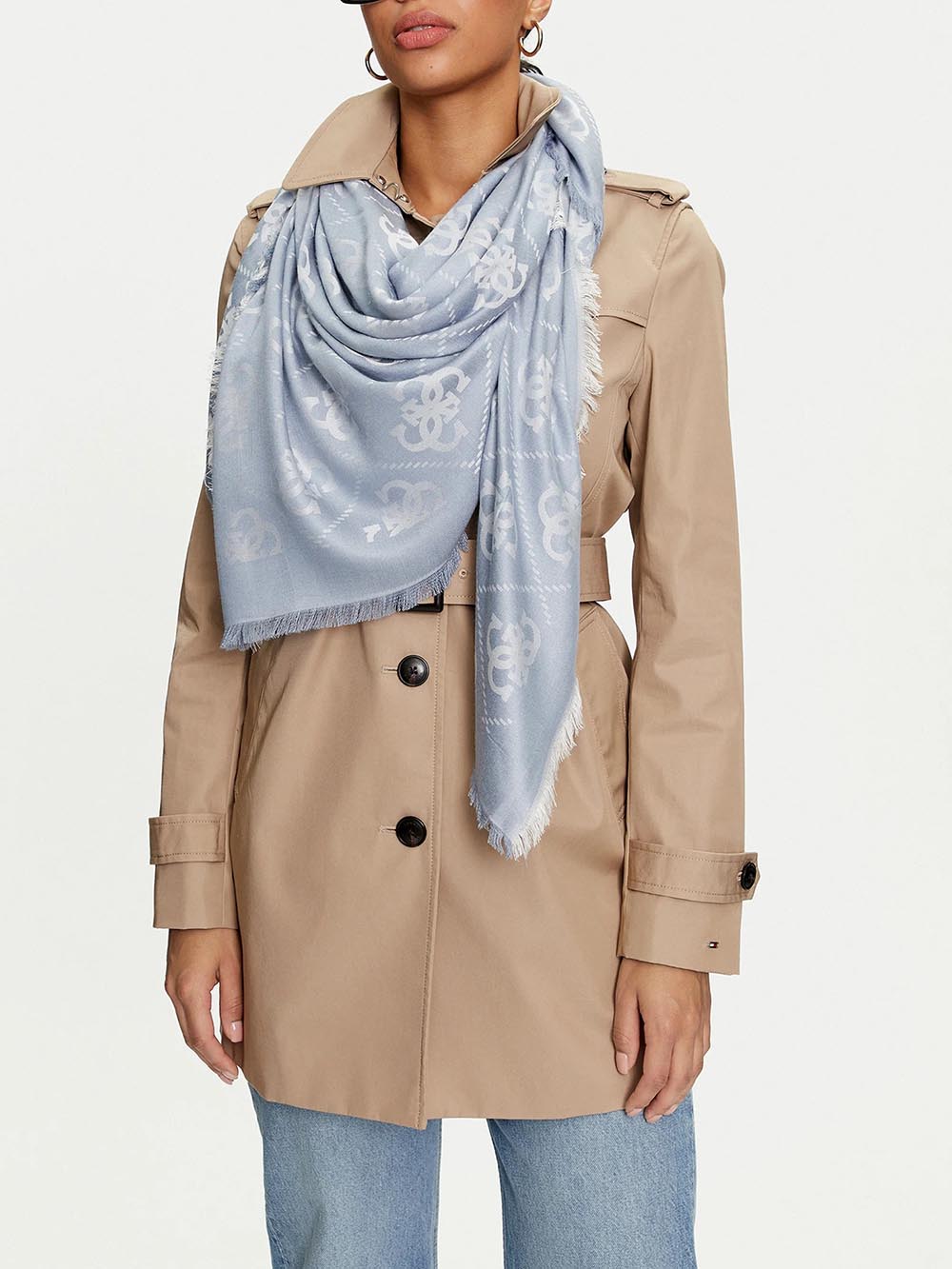 Guess Foulard Donna Aw5111 Vis03 Noelle Kefiah Celeste