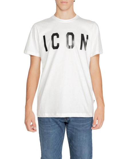 ICON T-shirt Uomo Iu9013t Bianco