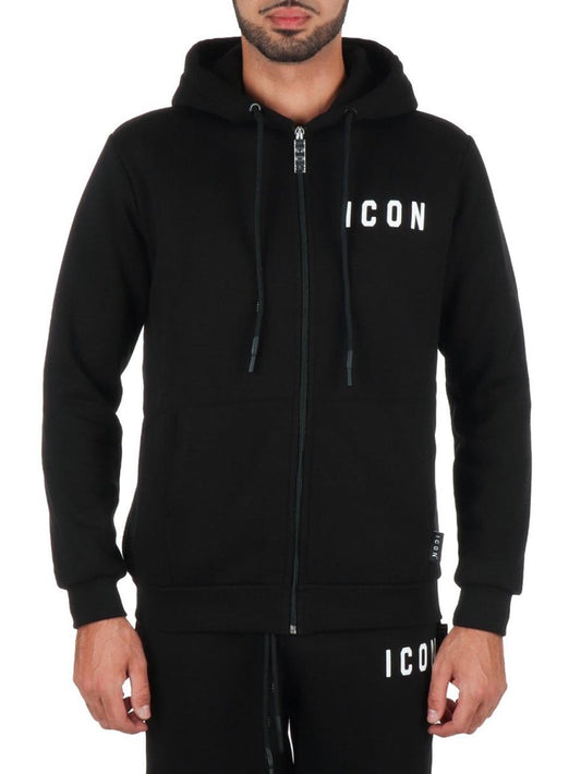 ICON Felpa Uomo Iu9015fz Nero