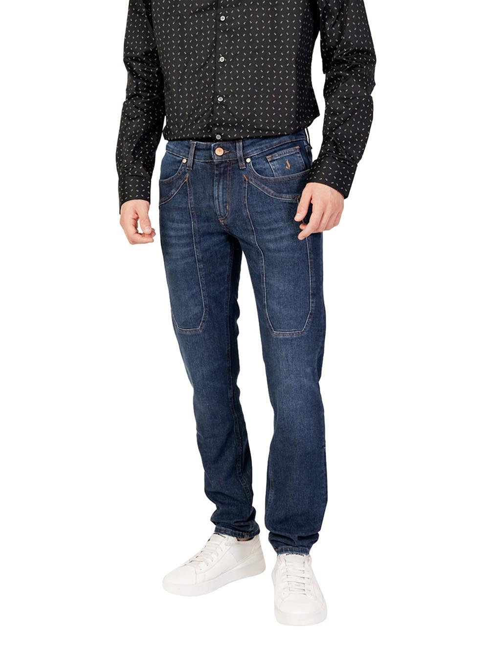 Jeckerson Jeans Uomo Juppa077john001 Dndtfdeni024 Scuro