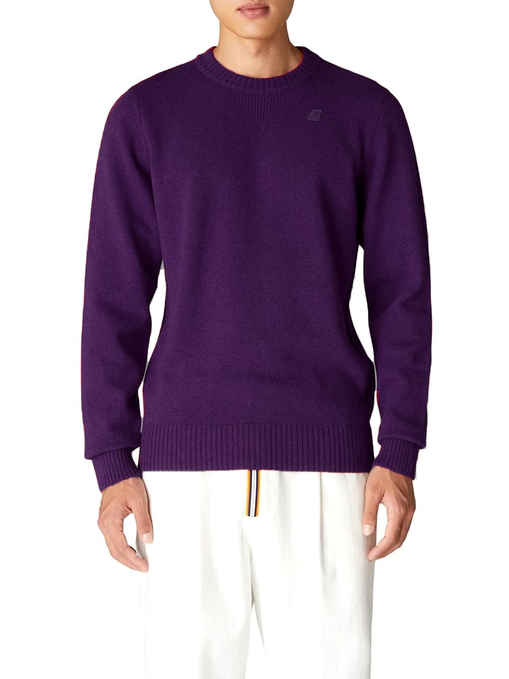 K-Way Pullover Uomo K2112pw Sebastien Lambswool Viola