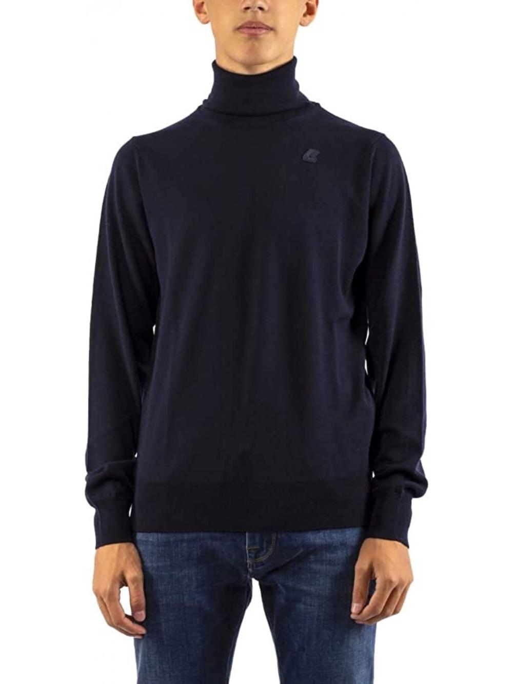 K-Way Pullover Uomo K2113cw Henry Merino Blu