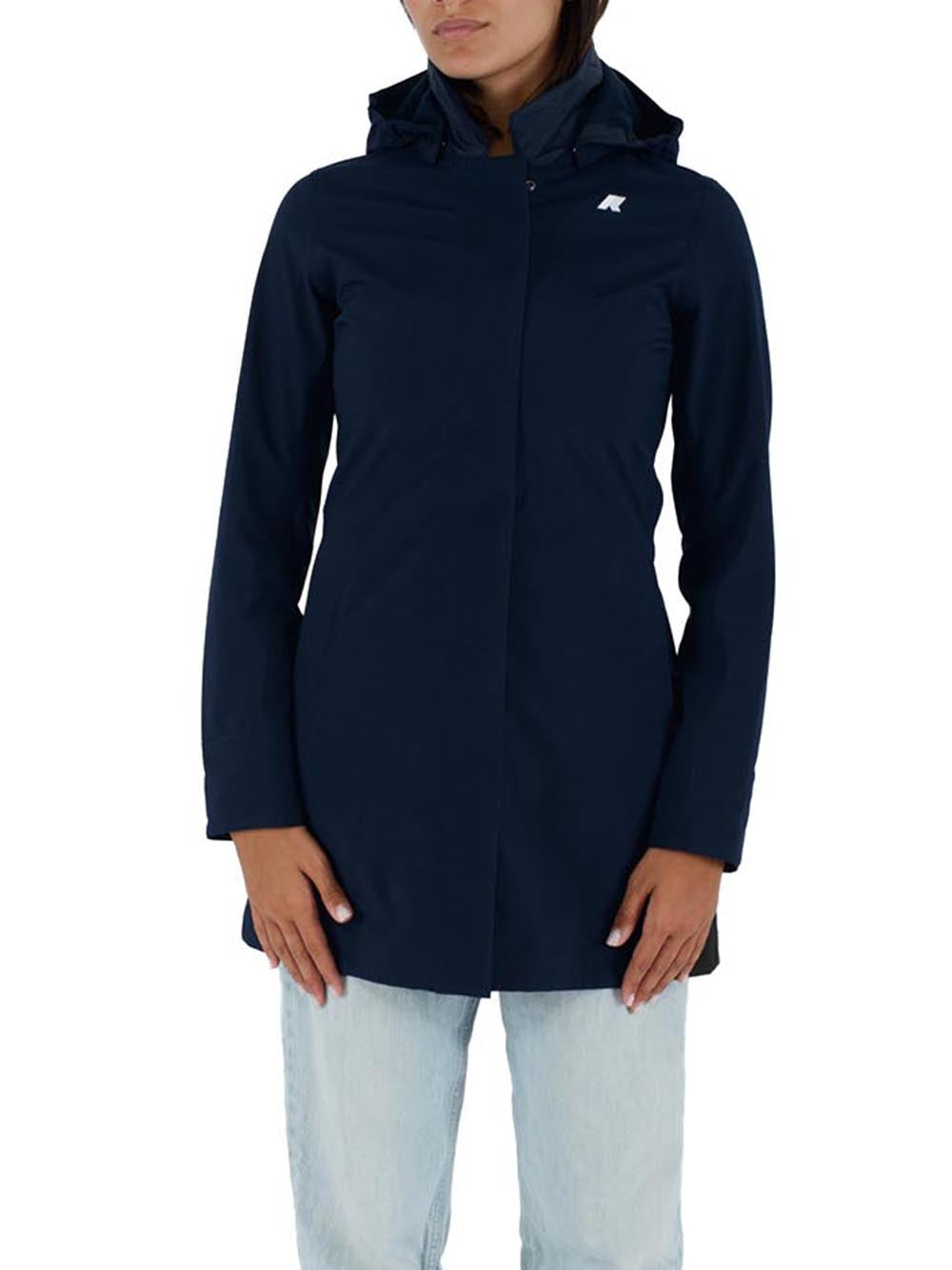 K-Way Giubbino Donna K2148bw Mathy Bonded Blu