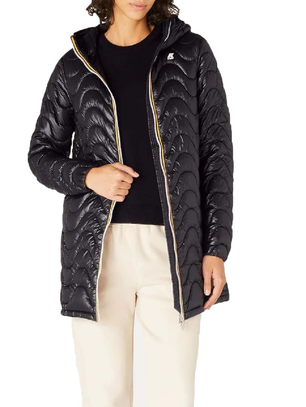 K-Way Giubbino Donna K3112sw Sophie Quilted Warm Nero