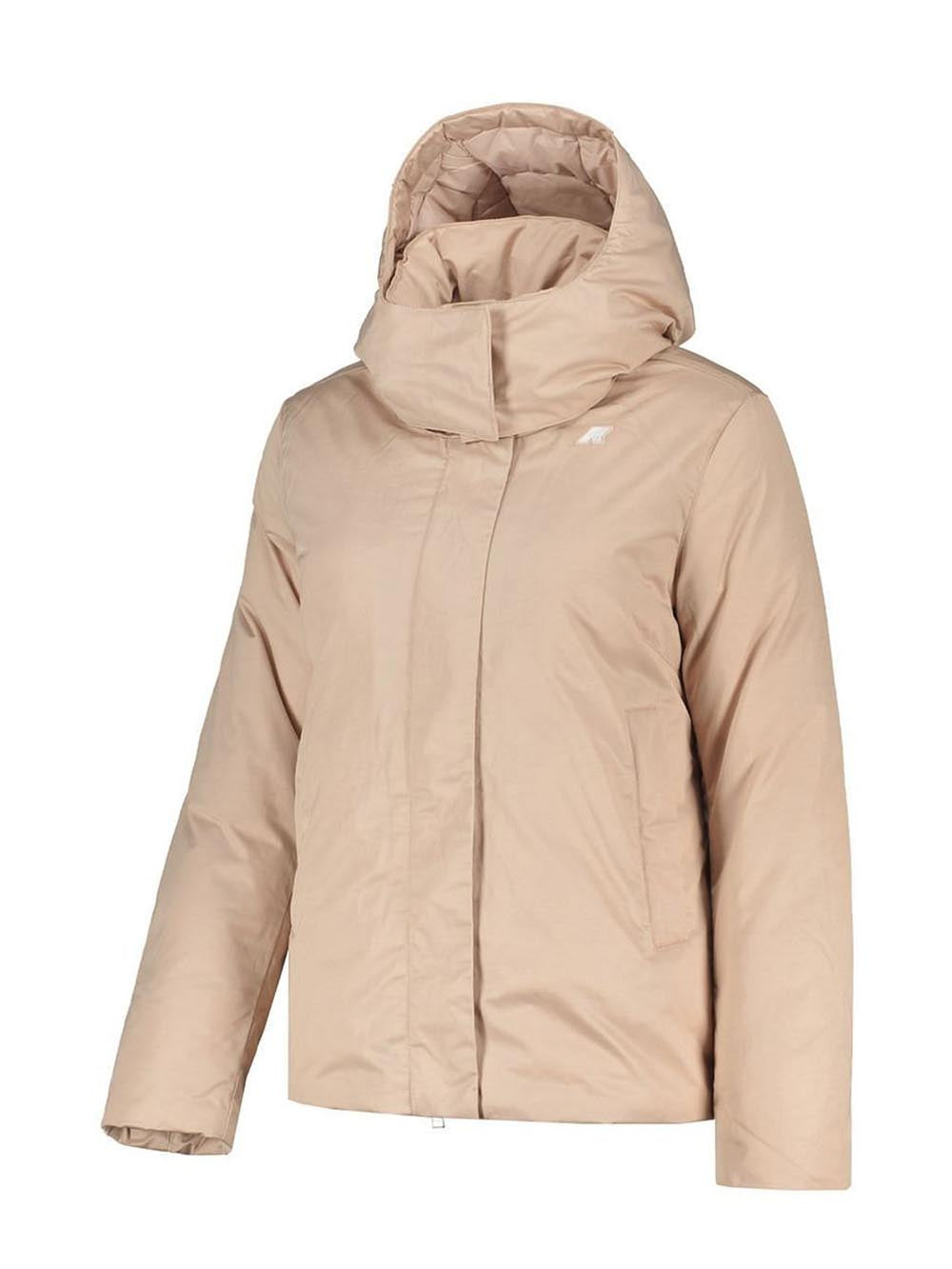 K-Way Giubbino Donna K5125zw Kala Satin Thermo Beige