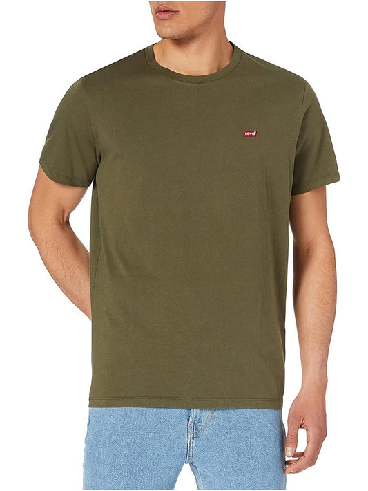 Levi's T-shirt Uomo Ss Original Hm Tee 56605 Verde