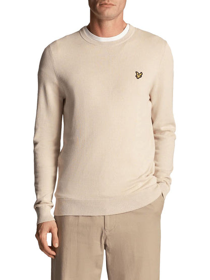 Lyle & Scott Pullover Uomo Kn2110v Panna