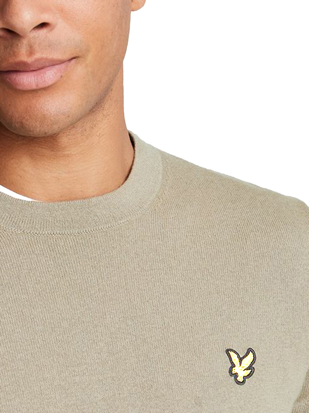 Lyle & Scott Pullover Uomo Kn2110v Verde salvia