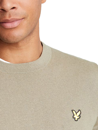 Lyle & Scott Pullover Uomo Kn2110v Verde salvia