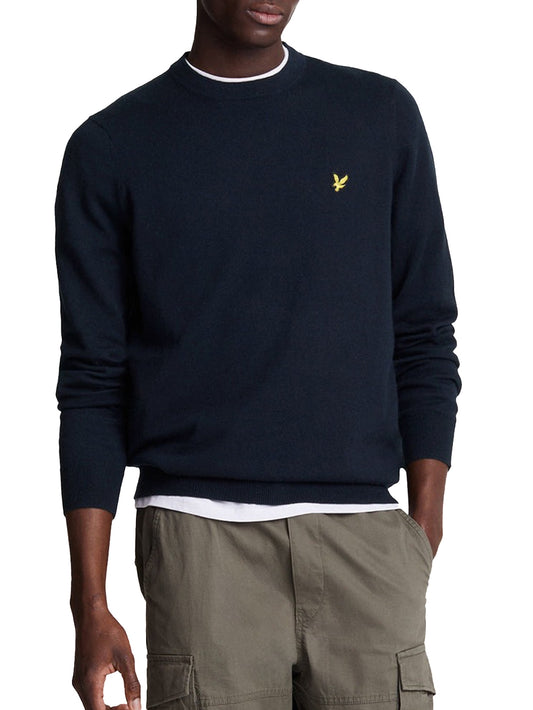 Lyle & Scott Pullover Uomo Kn2110v Blu scuro