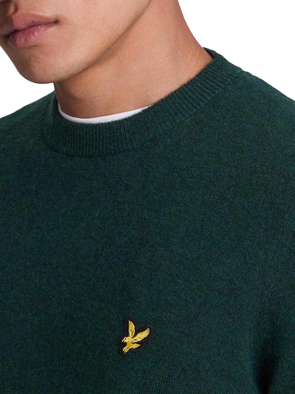 Lyle & Scott Pullover Uomo Kn2114v Verde