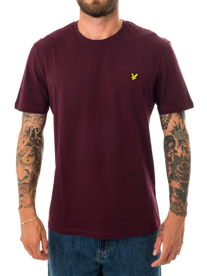 Lyle & Scott T-shirt Uomo Ts400vog Bordeaux